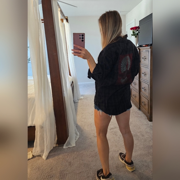 Harley Davidson button down shirt sz L - Picture 2 of 15